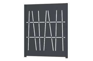 Panneau décoratif en aluminium CANNE à poser ou à sceller 850 H x 1400 L - ConceptLigne