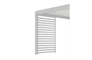 Claustra pour pergola bioclimatique Océo côté 3M en aluminium