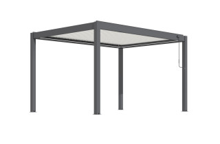 Pergola bioclimatique autoportée Océo Eris 3x3 M en aluminium