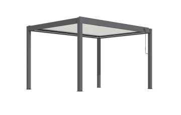 Pergola bioclimatique autoportée Océo Eris 3x3 M en aluminium