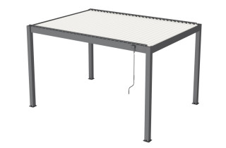 Pergola bioclimatique autoportée Océo Star Led 3x4 M en aluminium