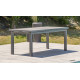 Table salon de jardin extensible en céramique alu pour 8/10 personnes DCB Garden VENISE