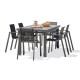 Ensemble table et chaises de jardin extensible en céramique alu pour 6 personnes DCB Garden VENISE