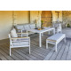 Ensemble table et chaises de jardin CAYENNE en aluminium 7 personnes DCB GARDEN