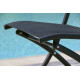 Chaise salon de jardin pliante en aluminium DCB Garden