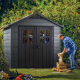 Abri de jardin Keter Résine - Woodium 757 - 5,1M²
