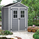 Abri de jardin Keter Résine - Premium 86 Dpf- 3,75M² - Gris