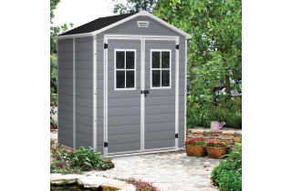 Abri de jardin Keter Résine - Premium 86 Dpf- 3,75M² - Gris