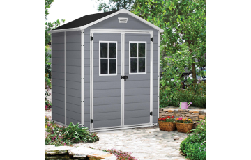 Abri de jardin Keter Résine - Premium 86 Dpf- 3,75M² - Gris