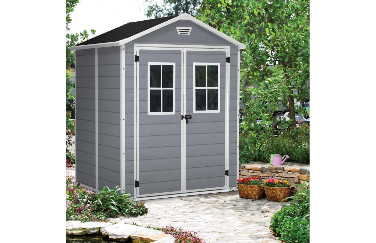 Abri de jardin Keter Résine - Premium 86 Dpf- 3,75M² - Gris