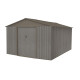 Abri de jardin Chalet-jardin Metal - Bois Vieilli 1014 - 12,78M² - Gris