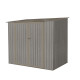 Abri de jardin Chalet-jardin Metal - Bois Vieilli 75 - 2,94M² - Gris