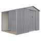 Abri de jardin Chalet-jardin Metal + Bucher - Bois Vieilli 9163 - 5,3M² - Gris