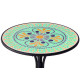 Ensemble table DORIAN et fauteuils de jardin VALENCIA 2 personnes HEVEA en acier et résine tressée
