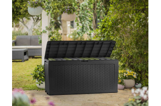 Coffre de jardin Keter Résine - Samoa - 270 L - Anthracite