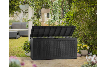 Coffre de jardin Keter Résine - Samoa - 270 L - Anthracite