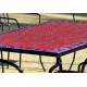 Ensemble table LIMA et fauteuils de jardin SHIFA 6 personnes HEVEA en acier et Dralon