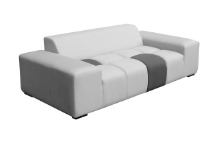 Salon de jardin bas Blow Océo 3 personnes en aluminium