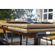 Table extensible Darwin ProLoisirs 8/12 personnes en aluminium