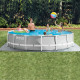 Piscine tubulaire ronde INTEX Prism Frame 4,57x1,07m