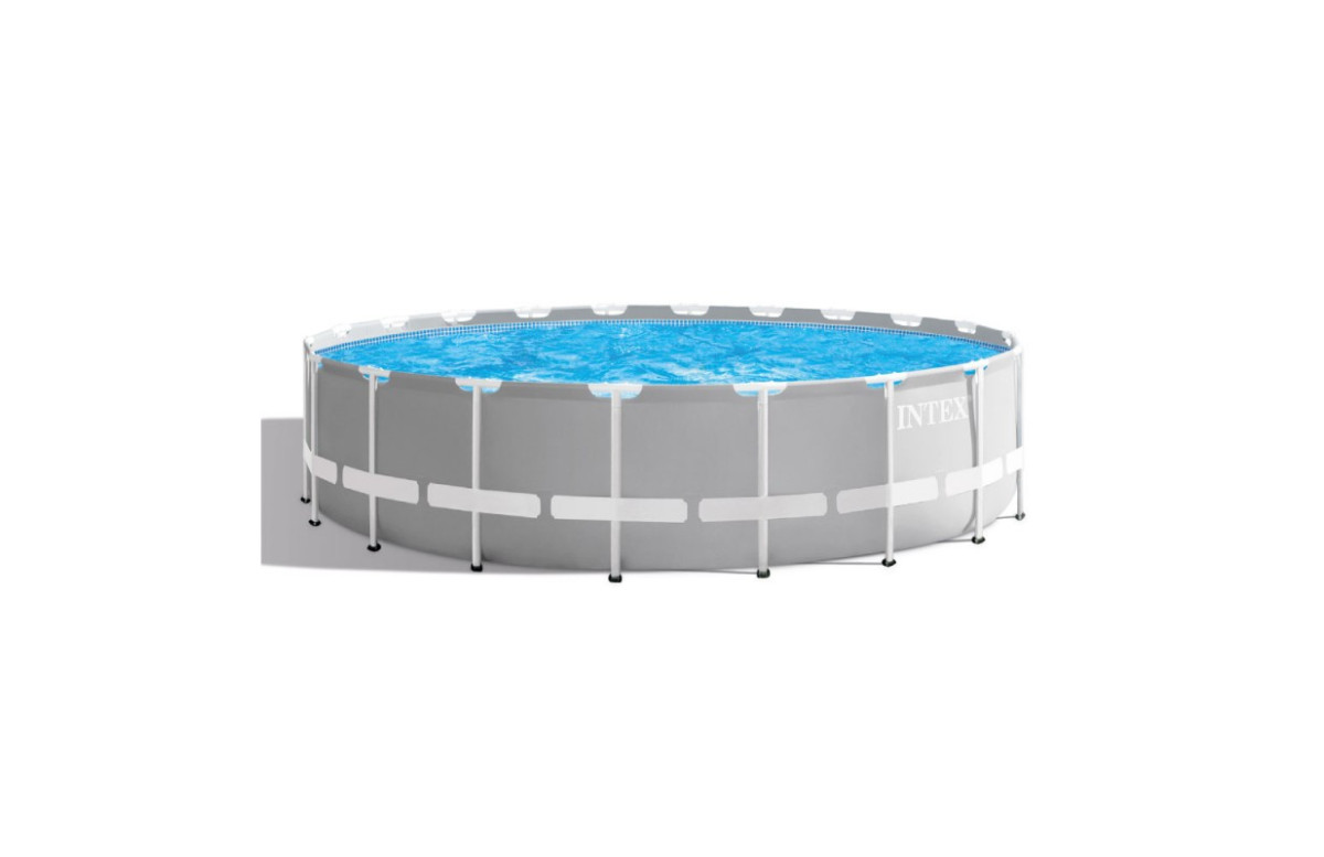 Piscine tubulaire ronde INTEX Prism Frame 6,10x1,32m