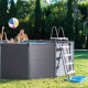 Piscine tubulaire ronde INTEX Graphite 4,78x1,24m