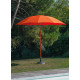 Parasol rond inclinable Fdv Alizé déperlant en aluminium