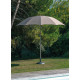 Parasol rond inclinable Fdv Alizé déperlant en aluminium