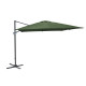 Parasol de jardin carré déporté inclinable 300X300 en aluminium et polyester - ProLoisirs