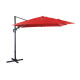 Parasol de jardin carré déporté inclinable 300X300 en aluminium et polyester - ProLoisirs