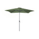 Parasol de jardin carré inclinable 250X250 déperlant en aluminium et polyester - Alizé