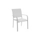 Fauteuil Elegance ProLoisirs empilable en aluminium