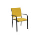 Fauteuil Elegance ProLoisirs empilable en aluminium