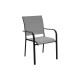 Fauteuil Elegance ProLoisirs empilable en aluminium