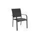 Fauteuil Elegance ProLoisirs empilable en aluminium