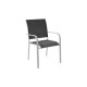 Fauteuil Elegance ProLoisirs empilable en aluminium