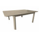 Table extensible Eos ProLoisirs 8/10 personnes en aluminium