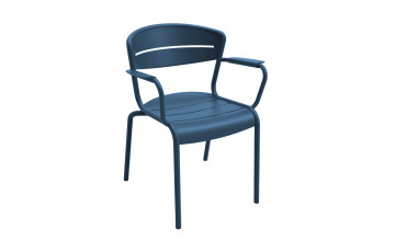 Fauteuil Haora Océo empilable en aluminium