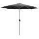 Parasol inclinable 300 Océo déperlant en aluminium et Novasun 280gr UV50+