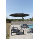 Parasol inclinable 300 Océo déperlant en aluminium et Novasun 280gr UV50+