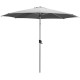 Parasol inclinable 300 Océo déperlant en aluminium et Novasun 280gr UV50+