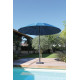 Parasol rond inclinable Pagode Alizé déperlant en aluminium