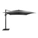 Parasol déporté 3X3 Elios Océo déperlant en aluminium et Novasun 280gr UV50+