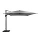 Parasol déporté 3X3 Elios Océo déperlant en aluminium et Novasun 280gr UV50+