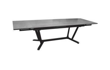 Table de jardin extensible en aluminium et céramique 6-12 personnes - VITA - ProLoisirs