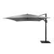 Parasol déporté inclinable 3x4 ProLoisirs en aluminium et polyester 280gr