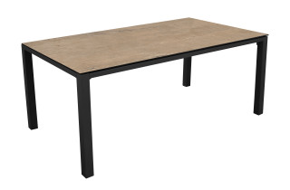Table extensible Stoneo ProLoisirs 6 personnes en aluminium et céramique