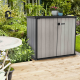 Armoire de jardin Keter Résine Basse - Brossium - 1000L - Gris