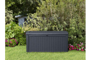 Coffre de jardin Keter Résine - Rio- 416L - Anthracite