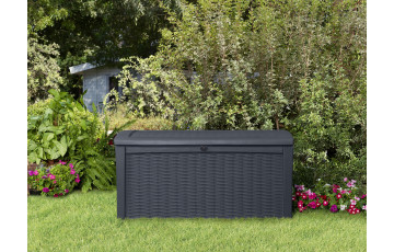 Coffre de jardin Keter Résine - Rio- 416L - Anthracite